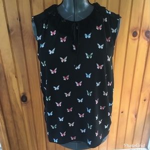 Lauren Conrad's Women's XXL Black Sleeveless Top